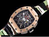 Swiss Grade Replica KV Factory Richard Mille RM011 10th Anniversary Felipe Massa Automatic Flyback Chronograph Man Watches RIC-2244