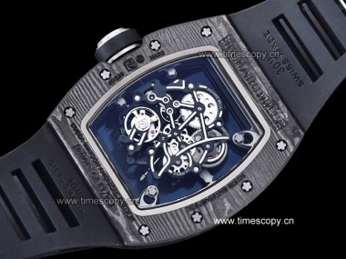 Réplica de grado suizo Richard Mille RM055 NTPT Bubba Watson Relojes automáticos de hombre RIC-2353