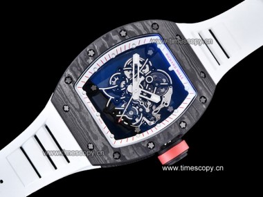 Réplica de grado suizo Richard Mille RM055 NTPT Bubba Watson Relojes automáticos de hombre RIC-2358