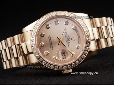 Asia Grade Replica Rolex Day-Date Automatic Man Watches ROL-1139