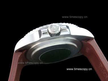 Asia Grade Replica Rolex Submariner Ceramic Bezel with Coffee Dial Rubber Strap Automatic Man Watches ROL-1297