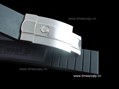 Asia Grade Replica Rolex Submariner Ceramic Bezel with Black Dial Rubber Strap Automatic Man Watches ROL-1300