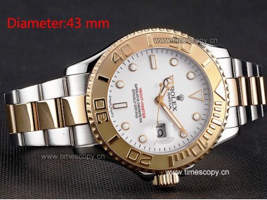 Asia Grade Replica Rolex Oyster Perpetual Yacht Master 43mm Automatic Man Watches ROL-1542