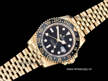 Asia Grade Replica Rolex GMT-Master II 126718GRNR with Grey Black Bezel Automatic Mens Watches ROL-1851