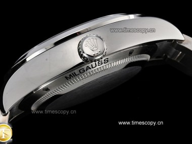Swiss Grade Replica JB Factory Rolex Milgauss Label Noir 43mm Tourbillon Man Watches ROL-2538
