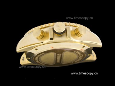 Asia Grade Replica Tag Heuer Ferrari Yellow Gold Quartz Chronograph Man Watches TAG-1363