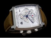 Asia Grade Replica Tag Heuer Monaco V4 Phantom WAW2080.FC6288 Quartz Chronograph Man Watches TAG-1411