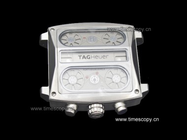 Asia Grade Replica Tag Heuer Monaco V4 Phantom WAW2080.FC6288 Quartz Chronograph Man Watches TAG-1413