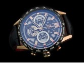 Asia Grade Replica Tag Heuer Carrera Heuer-02T Tourbillon Quartz Chronograph Man Watches TAG-1459