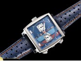 Asia Grade Replica Tag Heuer Monaco Gulf Racing 50TH Anniversary Steve Mcqueen Quartz Chronograph Watches TAG-1515