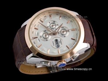 Asia Grade Replica Tissot Couturier Chronograph Man Watches TS-1024