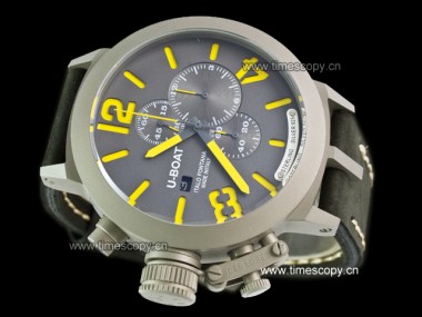 Asia Grade Replica U-Boat Classico 48 Chrono Limited Edition Sandblast Man Watches UB-1028